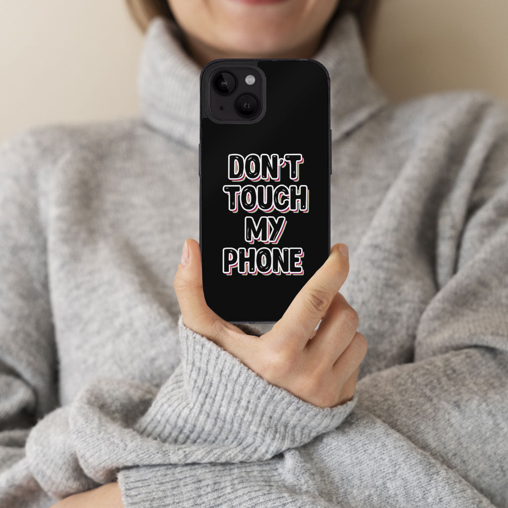 Don't Touch My Phone iPhone 14 Plus Case - Creative Phone Case for iPhone 14 Plus - Cool Design iPhone 14 Plus Case