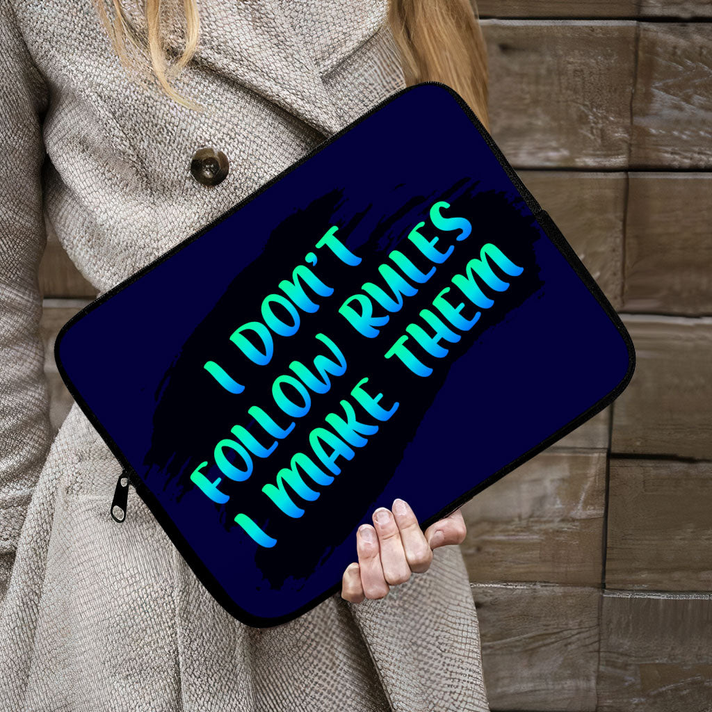 Cool Quote iPad Sleeve - Printed Tablet Sleeve - Themed Carrying Case