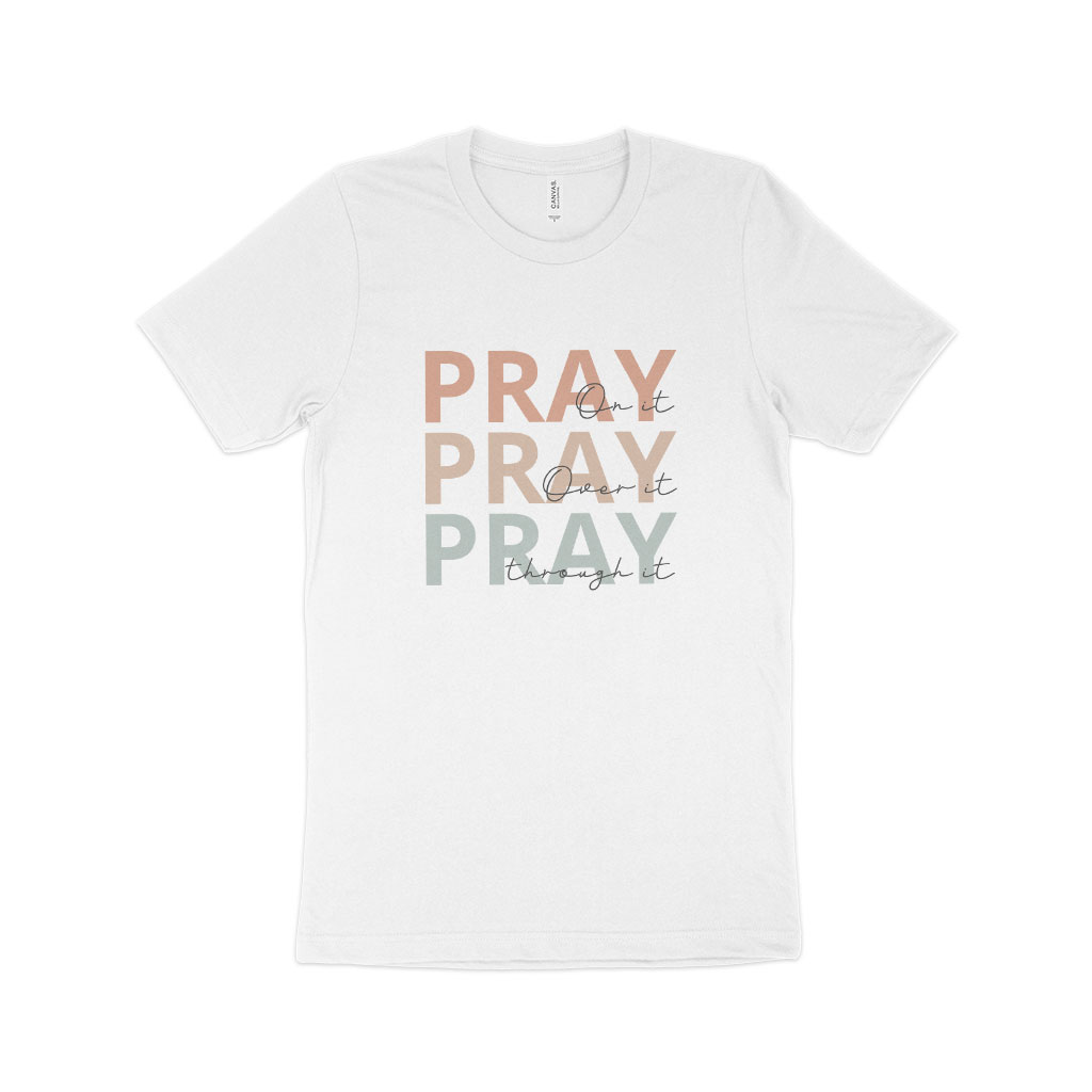 Pray On It Unisex Jersey T-Shirt Made in USA