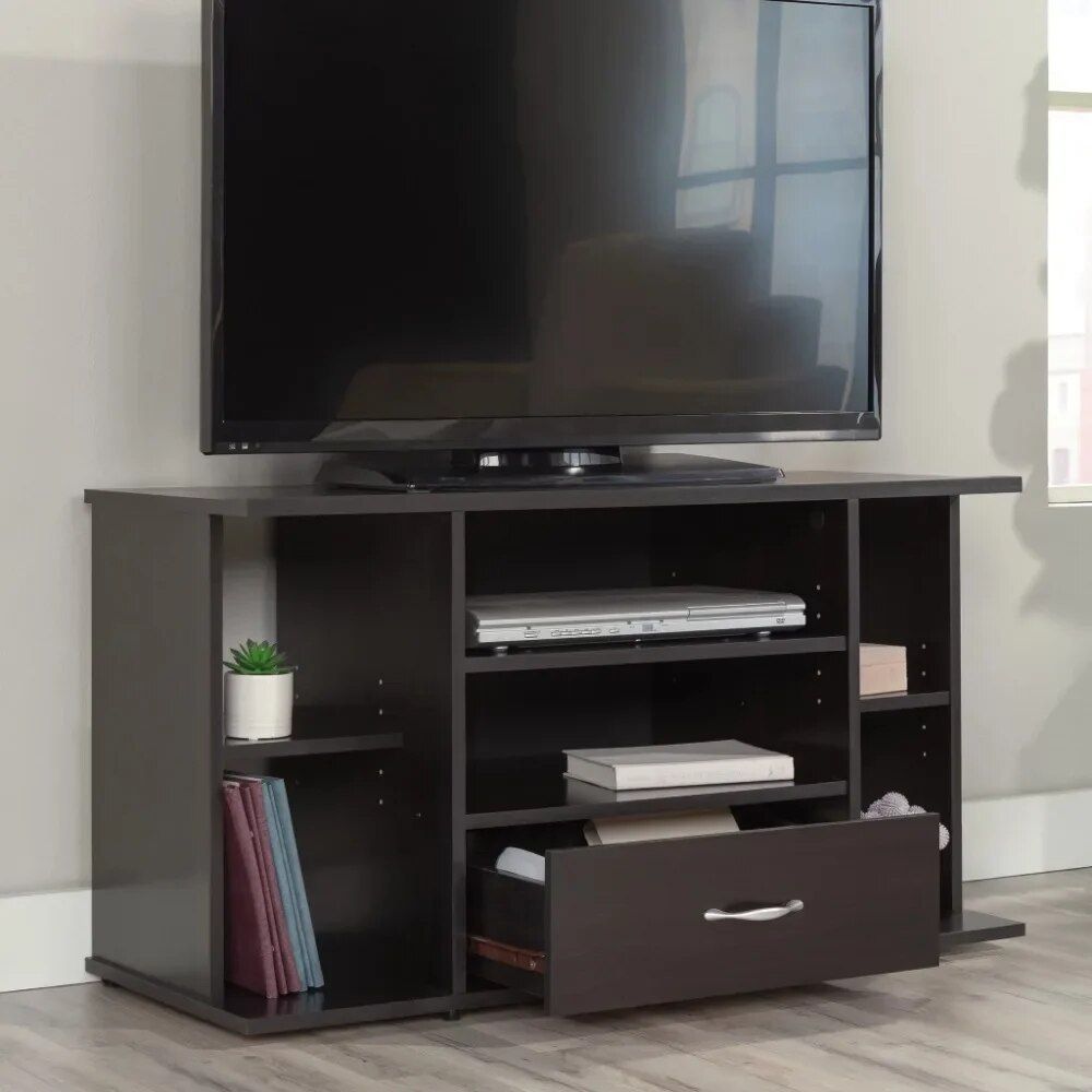 Modern Cherry Finish TV Stand