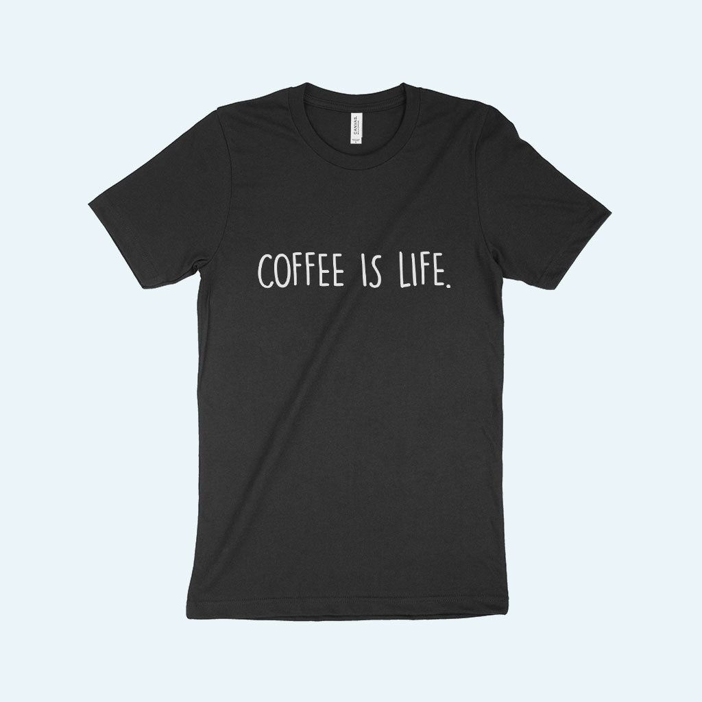 Coffee is Life Unisex Jersey T-Shirt Made in USA