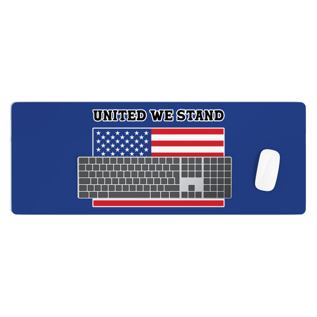 USA Flag Desk Mat - Patriotic Desk Pad - Trendy Laptop Desk Mat