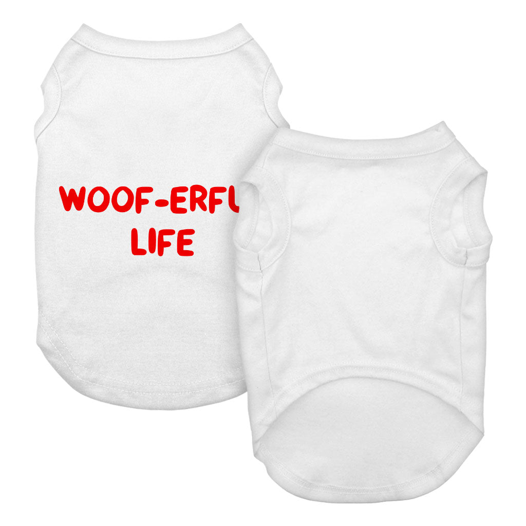 Woof Dog Tank - Funny Dog T-Shirt - Cool Dog Clothing