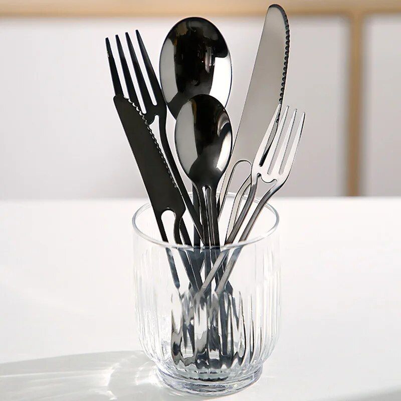 Elegant Stainless Steel Flatware Set