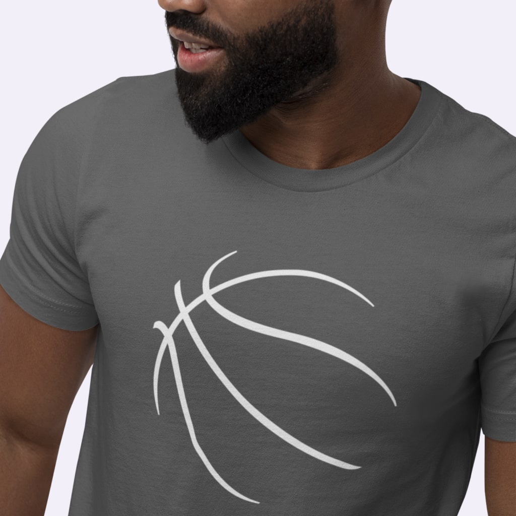 Basketball Unisex Jersey T-Shirt Made in USA