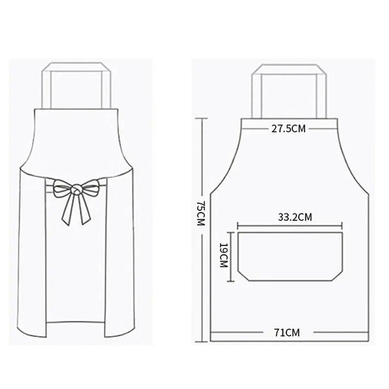 Cheerful Cartoon Waterproof Kitchen Apron