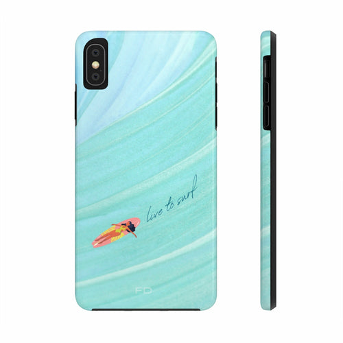 Live to Surf Tough Case for iPhone with Wireless Charging