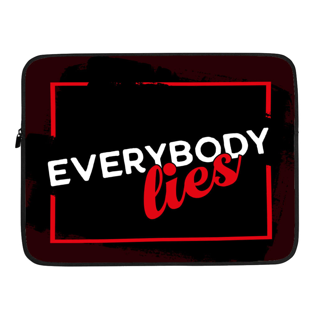 Everybody Lies Dell 16" Sleeve - Printed Laptop Sleeve - Trendy Laptop Sleeve with Zipper