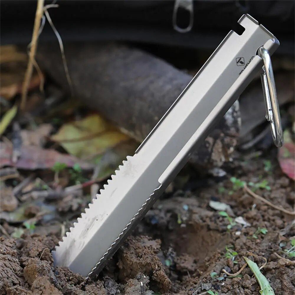 Lightweight Titanium Outdoor Trowel