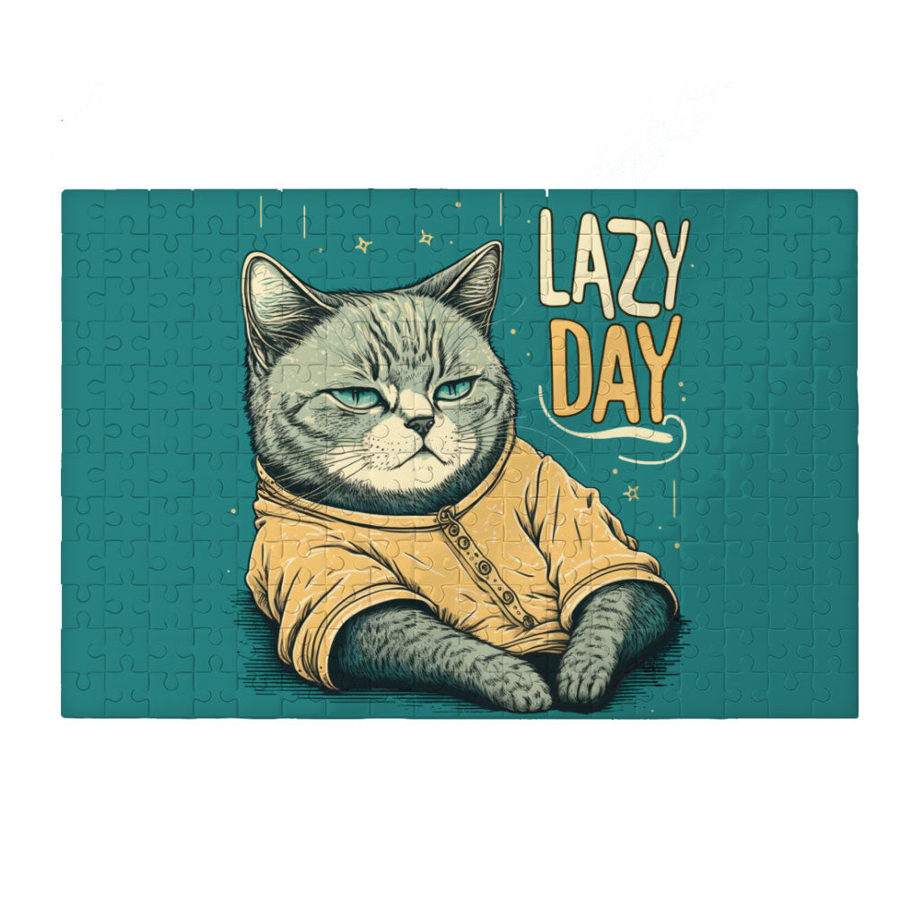 Lazy Day Puzzles - Funny Cat Jigsaw Puzzle - Graphic Puzzles