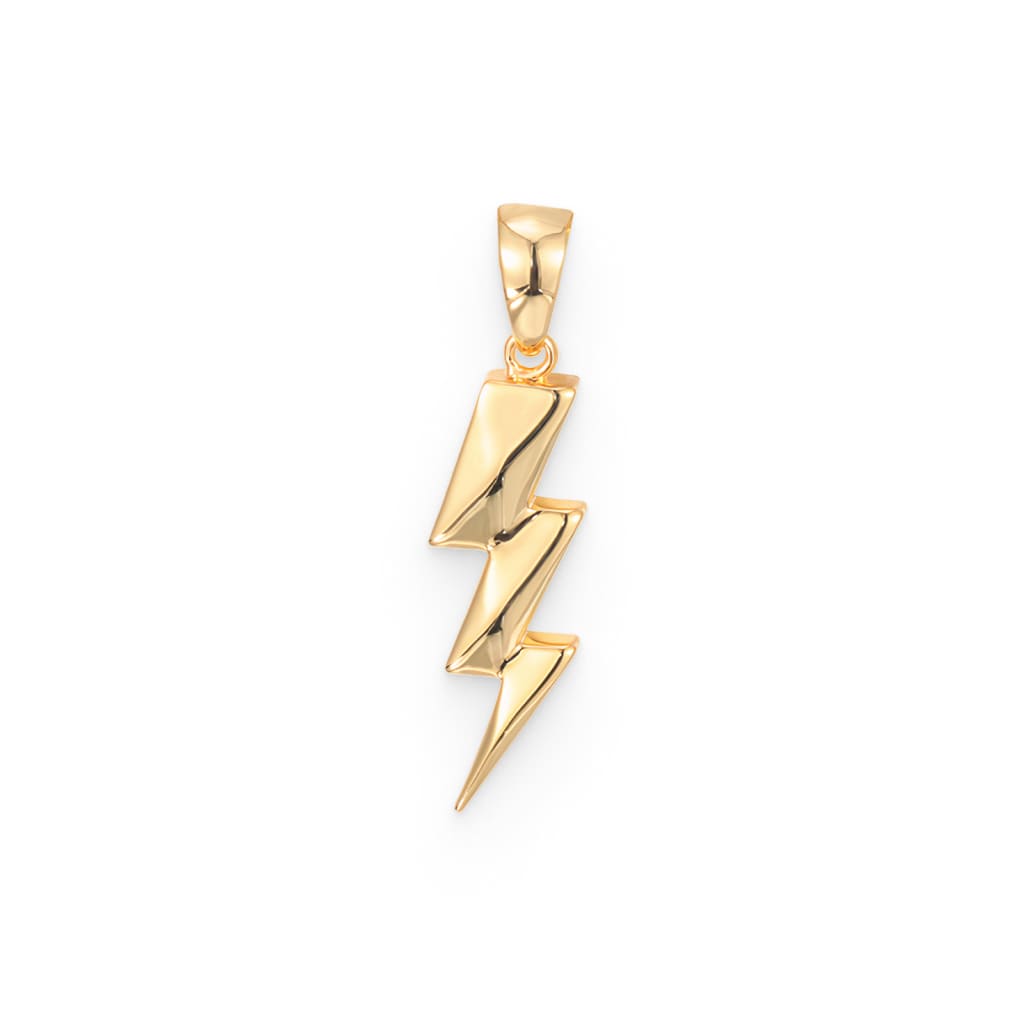 Lightning Golden Pendant