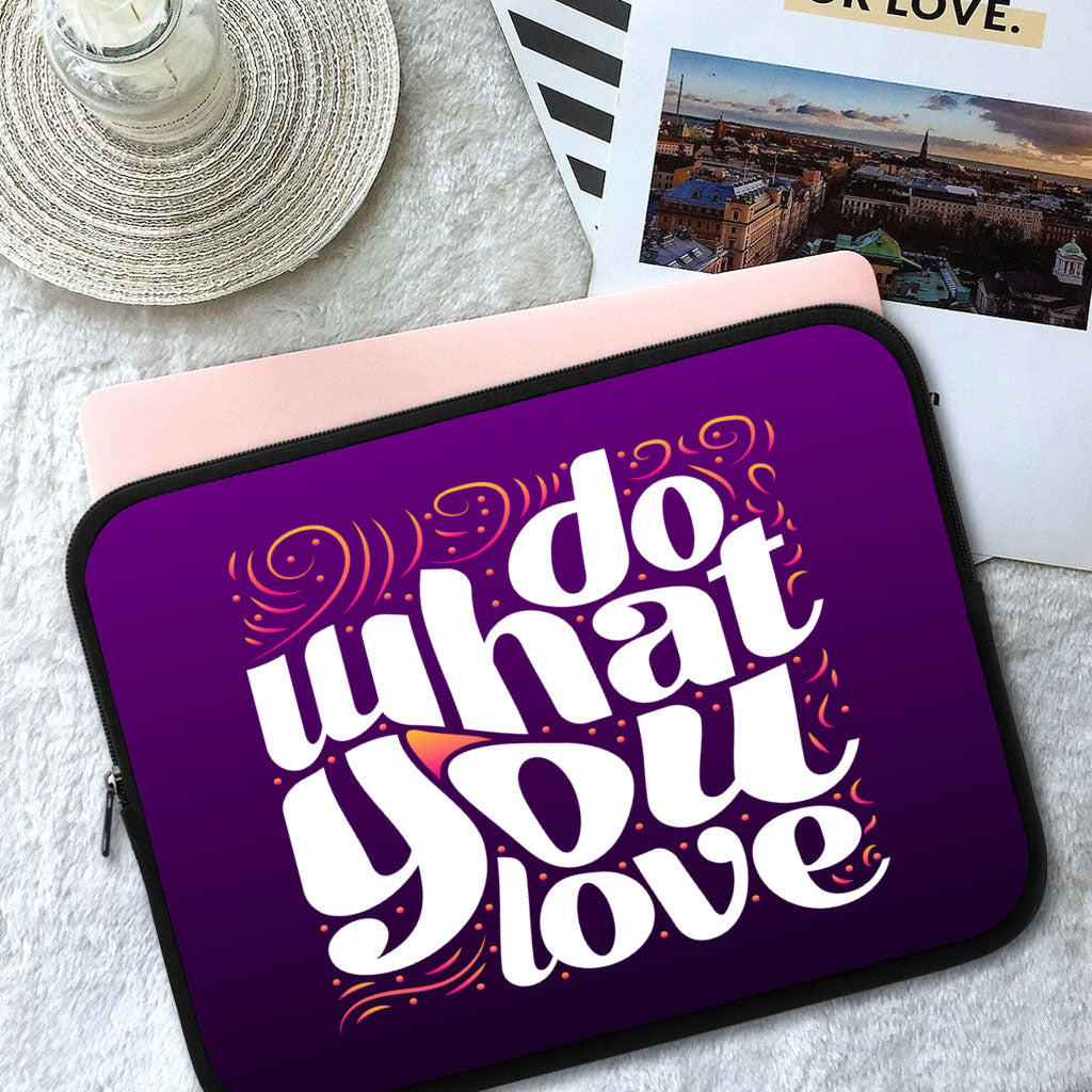 Do What You Love HP 16" Sleeve - Cute Design Laptop Sleeve - Graphic Laptop Sleeve with Zipper