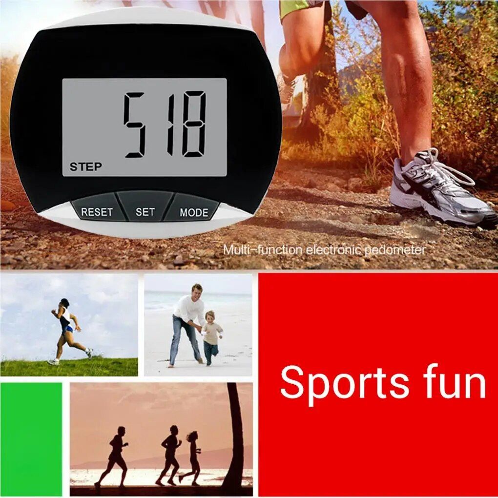 Mini LCD Digital Pedometer with Belt Clip