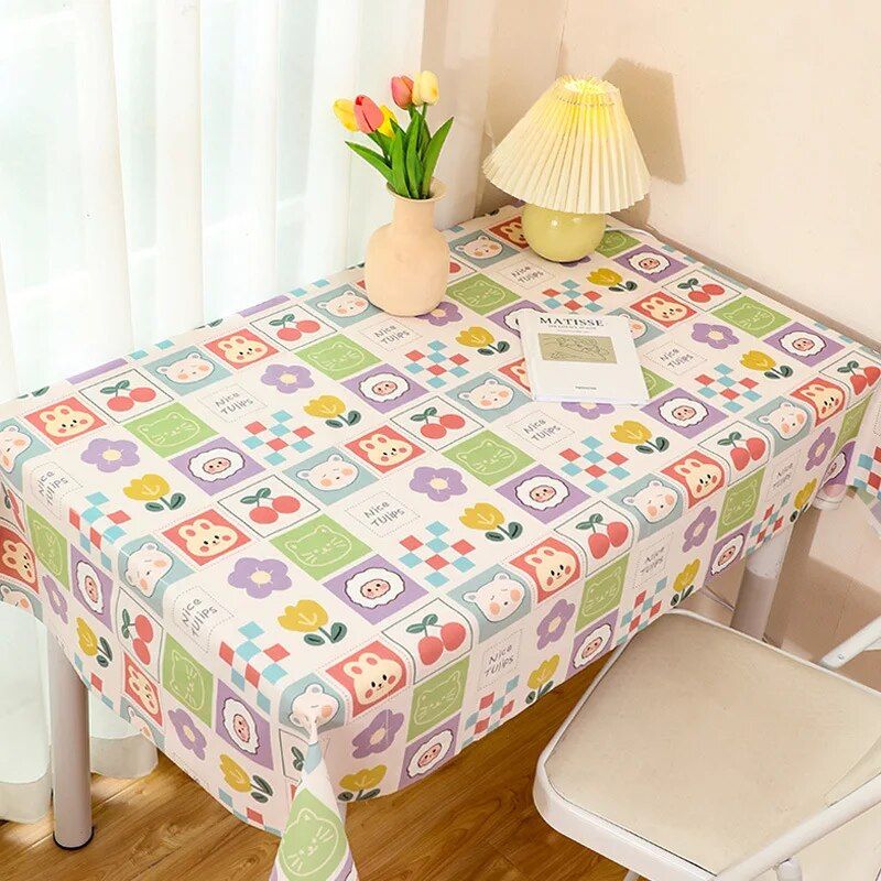 Modern Geometric Oxford Tablecloth