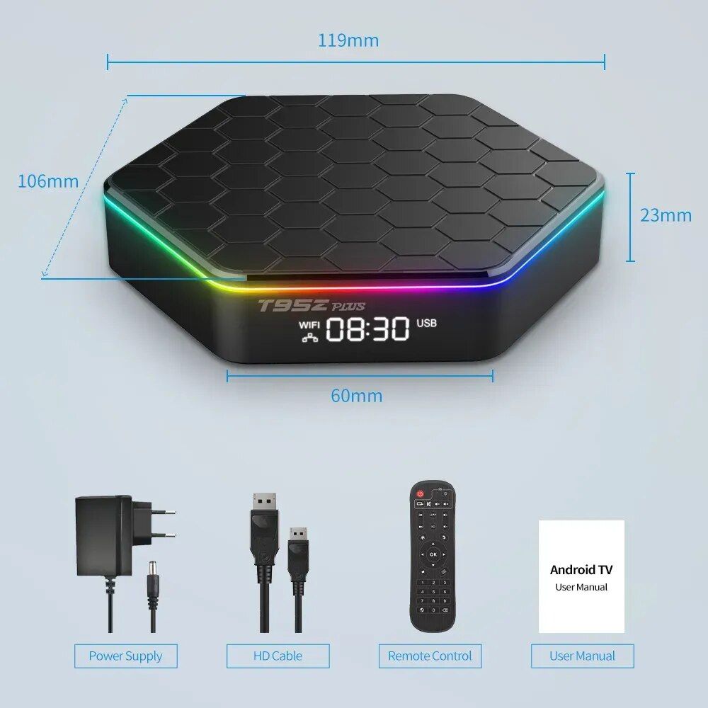 Ultra HD 6K Android 12 Smart TV Box