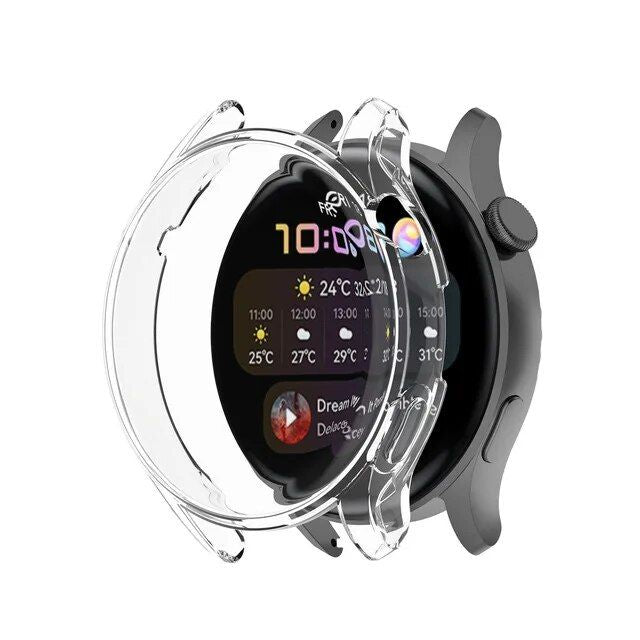 48mm/46mm Soft TPU All-Around Protective Case & Screen Protector for Huawei Watch 3