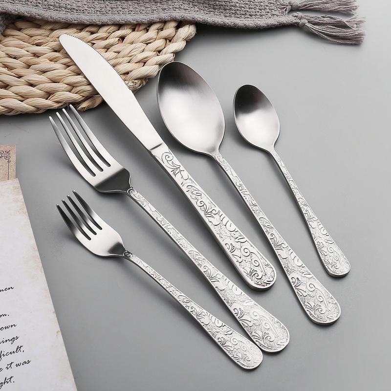 Golden Elegance 24-Piece Cutlery Set