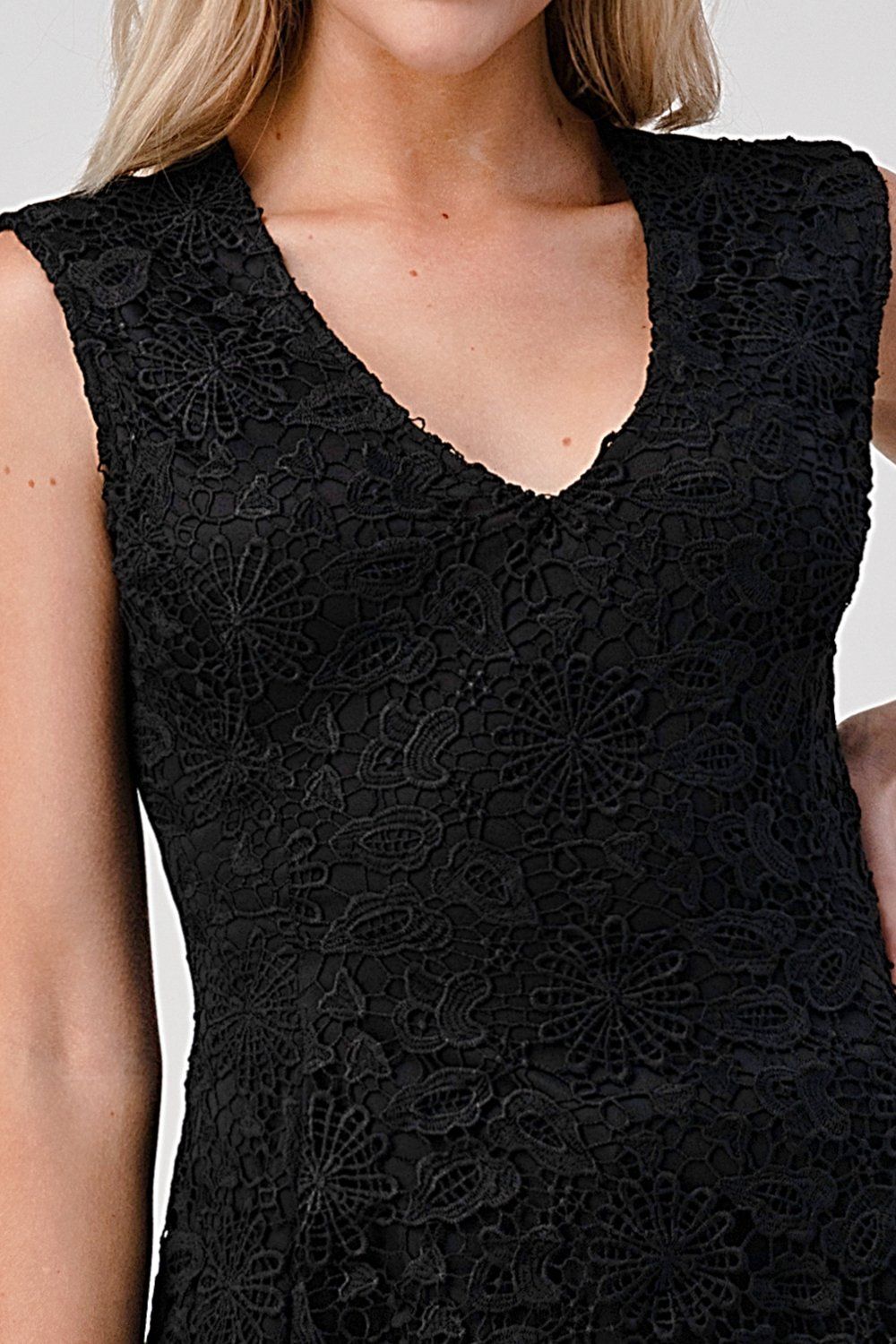 V-Neck Cami Lace Top