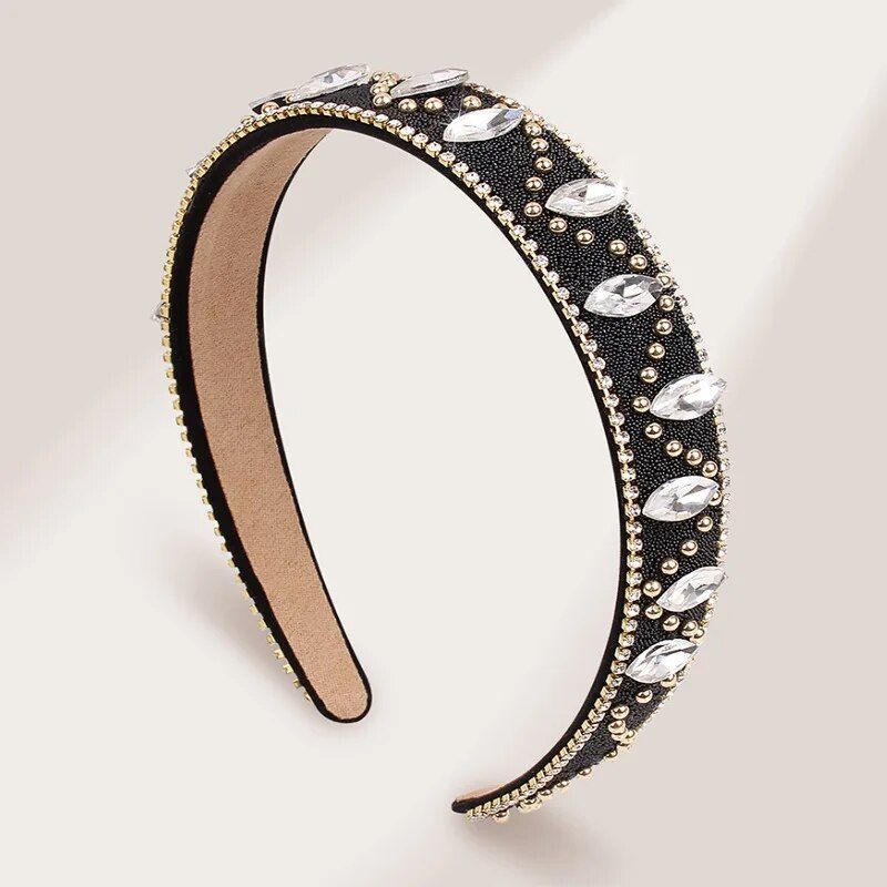 Trendy Geometric Rhinestone Hairband