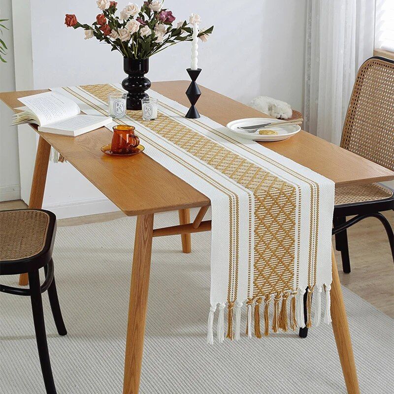 Geometric Nordic Table Runner