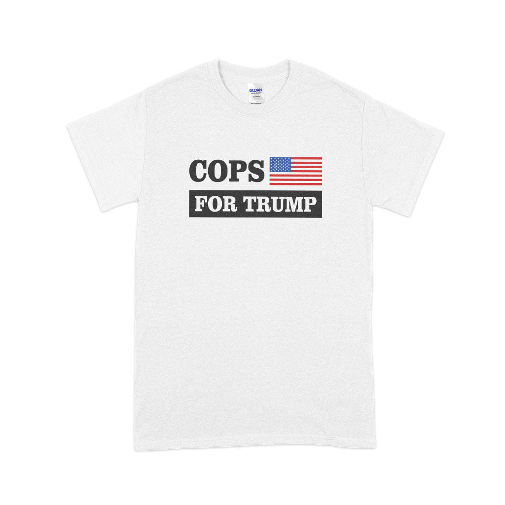 Men's Cops for Trump T-Shirt - Pro Trump T-Shirts