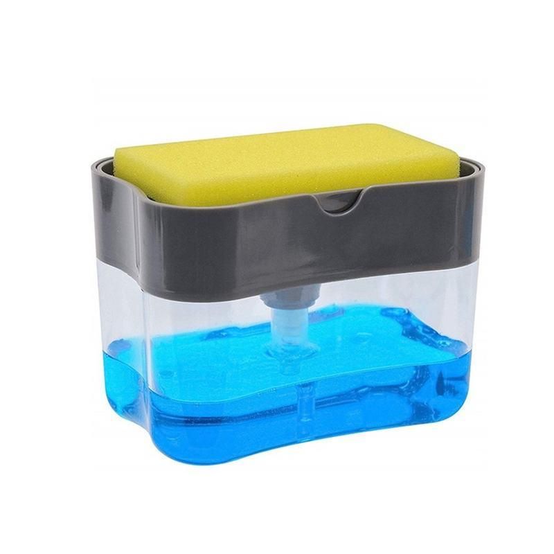 Efficient Kitchen Soap Dispenser with Sponge Holder