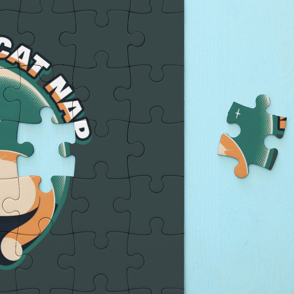 Cat Nap Puzzles - Cute Kawaii Jigsaw Puzzle - Graphic Puzzles