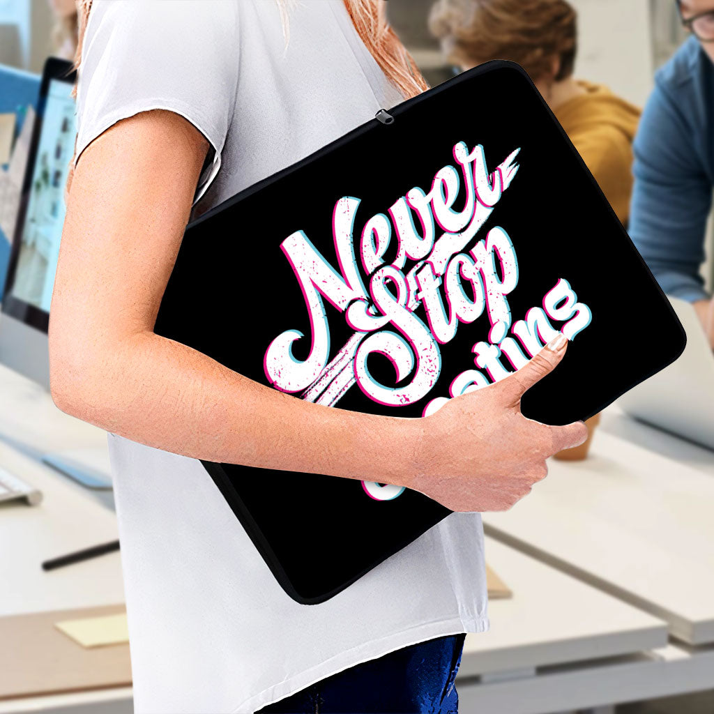 Inspirational MacBook Pro 16" Two-Sided Sleeve - Graphic Laptop Sleeve - Quote MacBook Sleeve