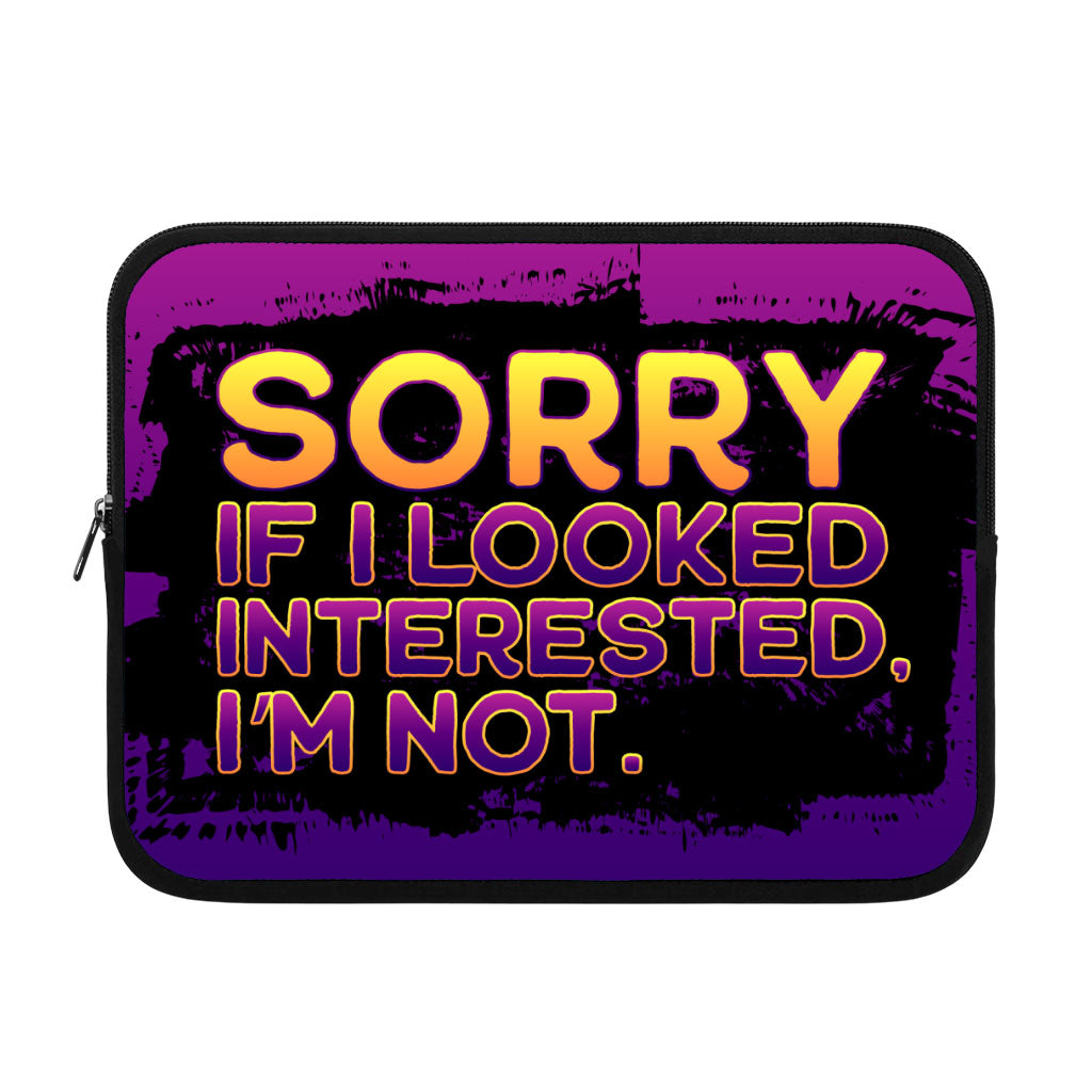 Sarcastic iPad Sleeve - Graphic Tablet Sleeve - Funny Design Carrying Case