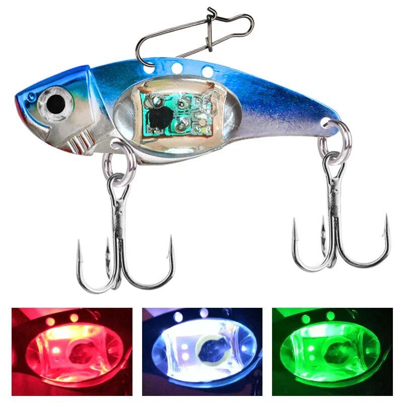 Multi-Color LED Flash Fishing Lure