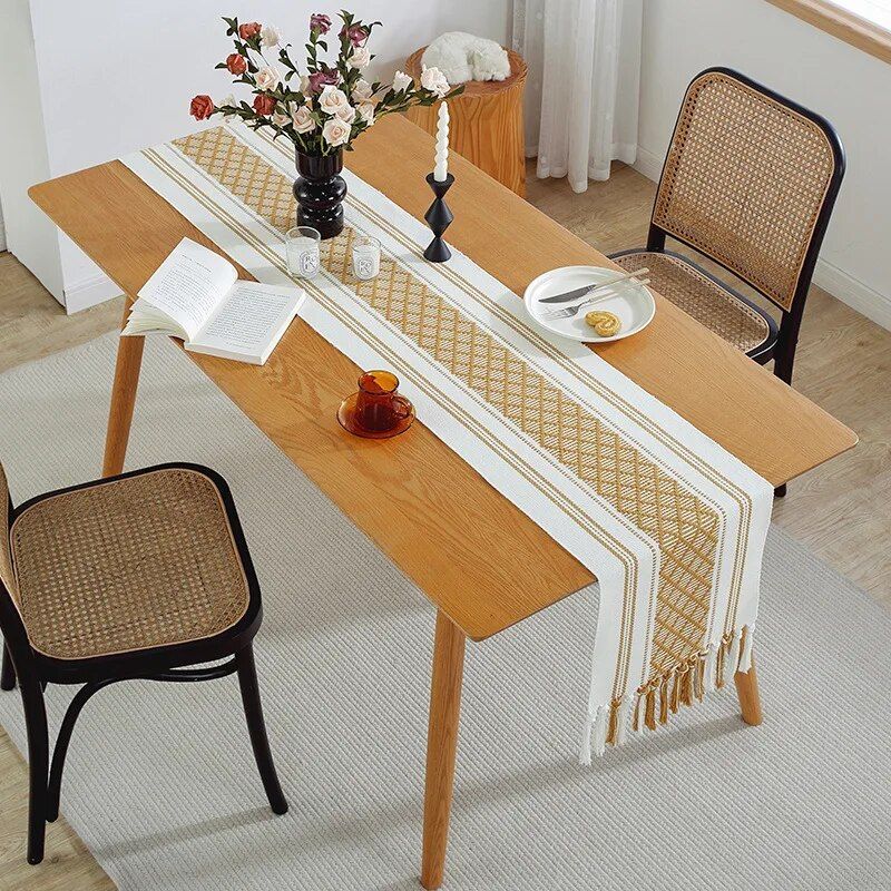 Geometric Nordic Table Runner