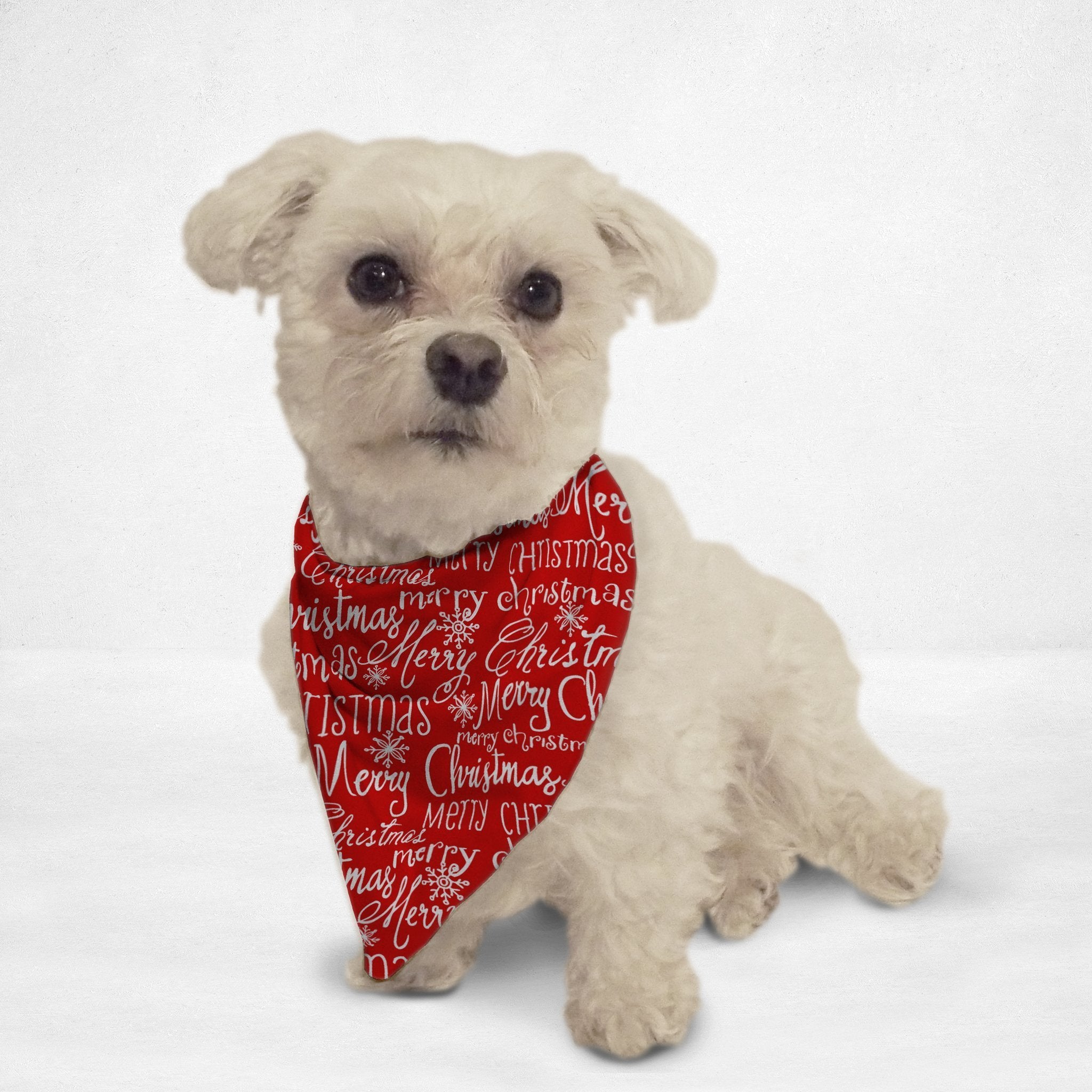 Red Merry Christmas Cat & Dog Bandana