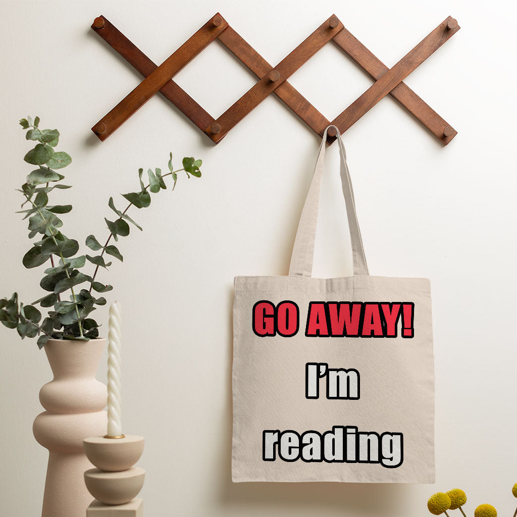 Book Lover Small Tote Bag - Quote Prints Shopping Bag - Cool Graphic Tote Bag