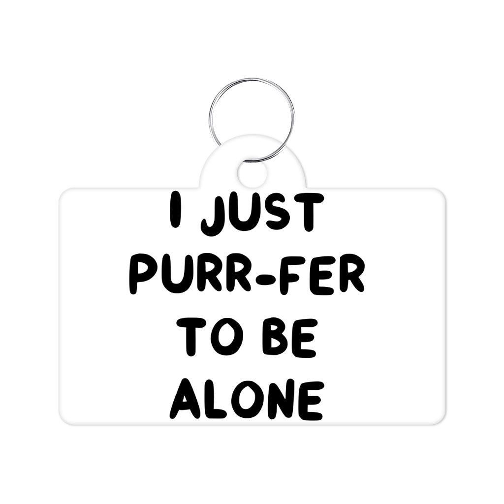 Cute Funny Pet ID Tag - Creative Pet Tag - Printed Pet ID Tag