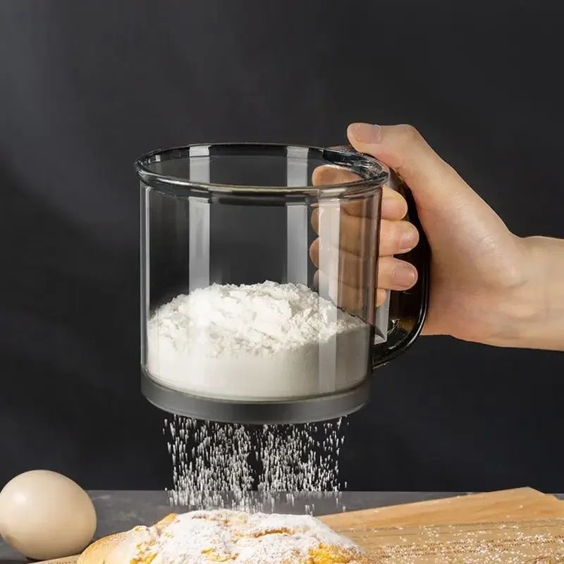 Handheld Semi-Automatic Flour & Sugar Sifter