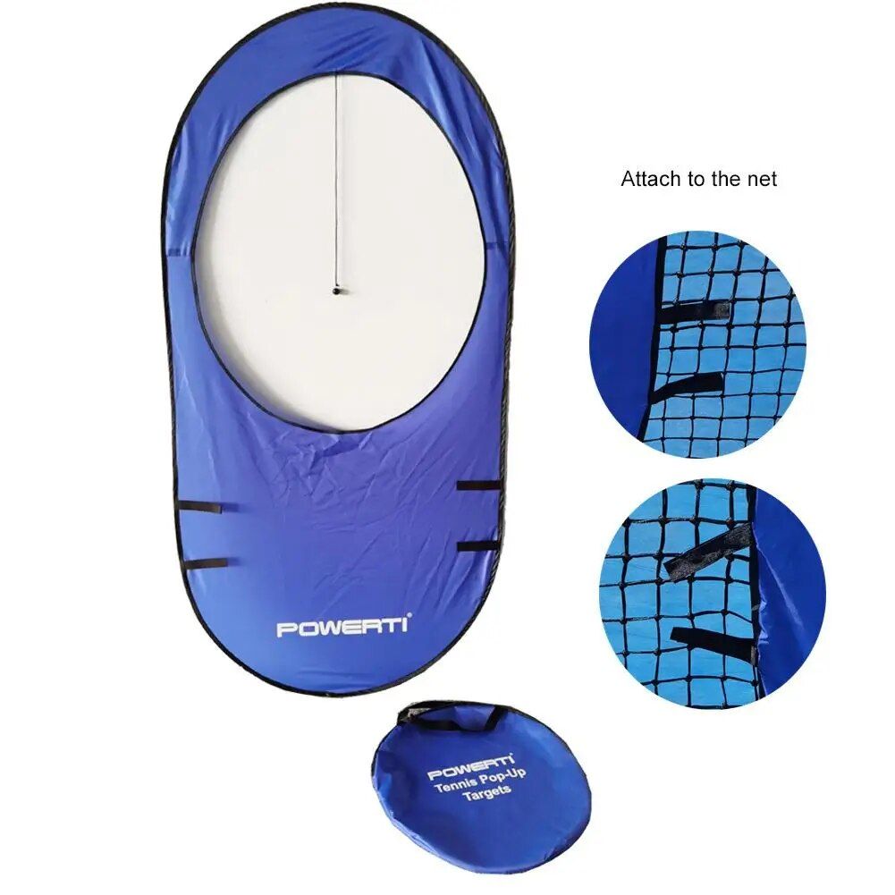 Portable Tennis Training Target Rings - Foldable & Durable Practice Aid