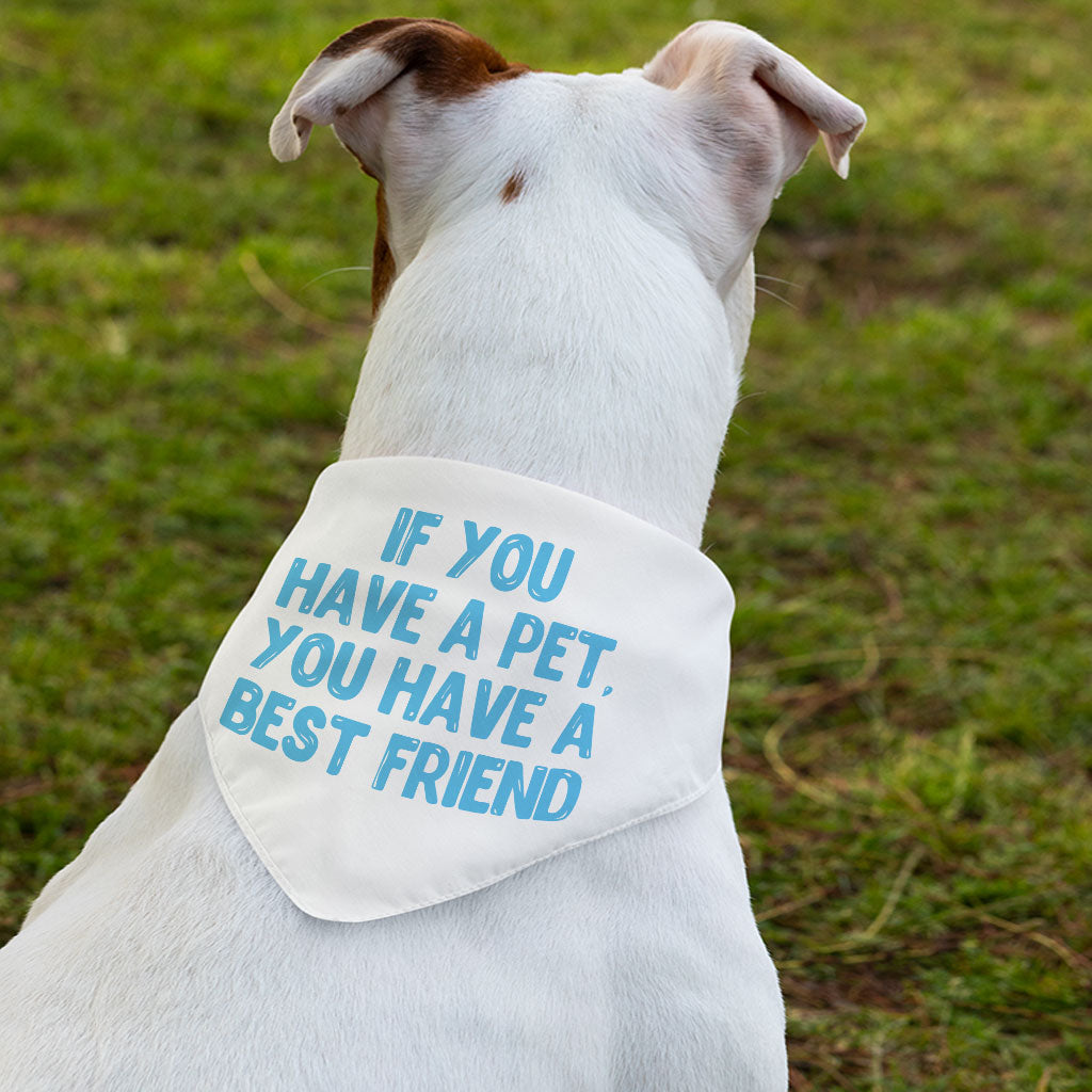 Cute Design Pet Bandana Collar - Quote Scarf Collar - Best Print Dog Bandana