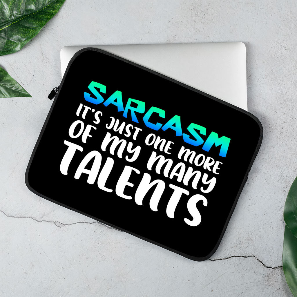 Sarcasm MacBook Pro 14" Two-Sided Sleeve - Funny Laptop Sleeve - Printed MacBook Sleeve