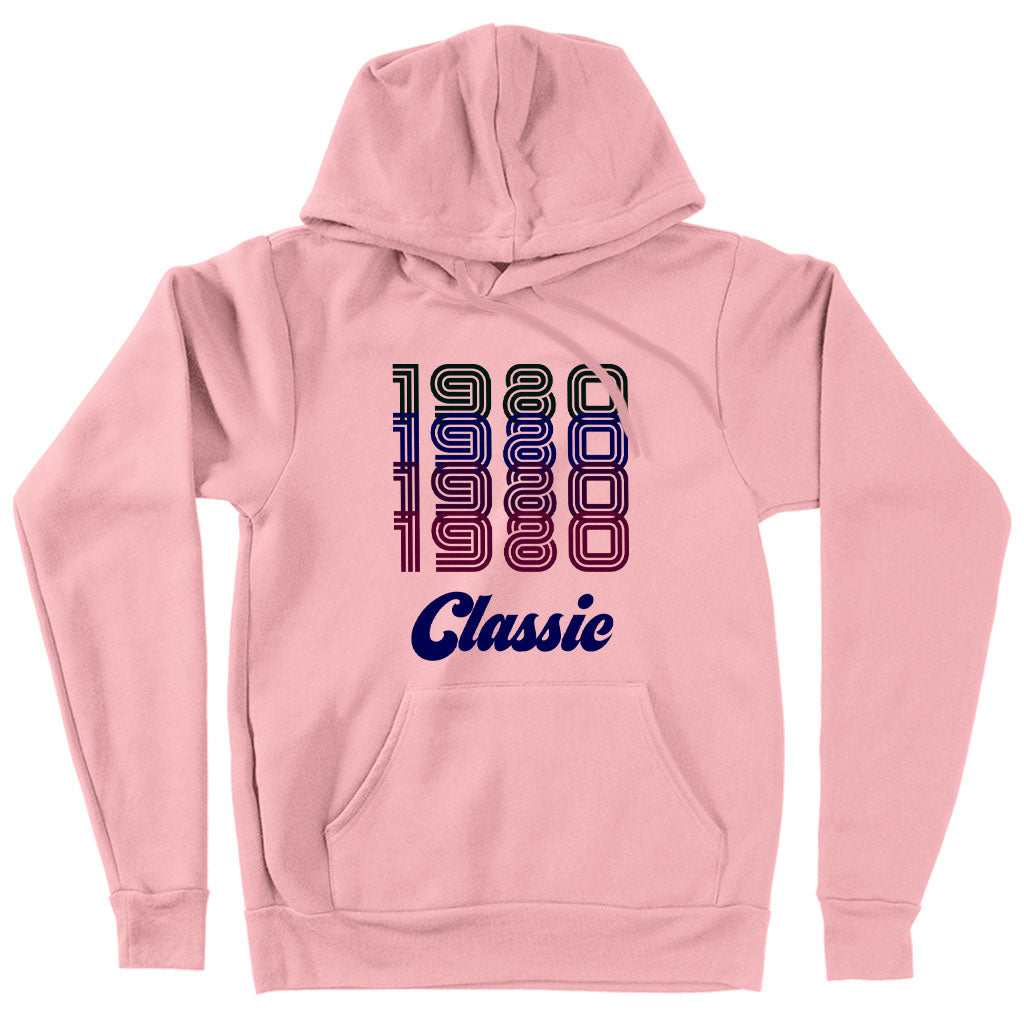 1980 Classic Hoodie - 1980 Hoodie - 80s Hoodie