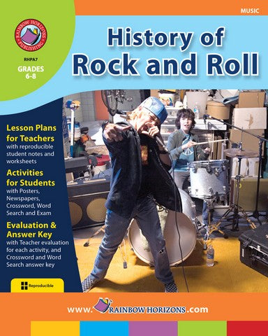 Rainbow Horizons A07 History of Rock & Roll - Grade 6 to 8 | Rose Chloe