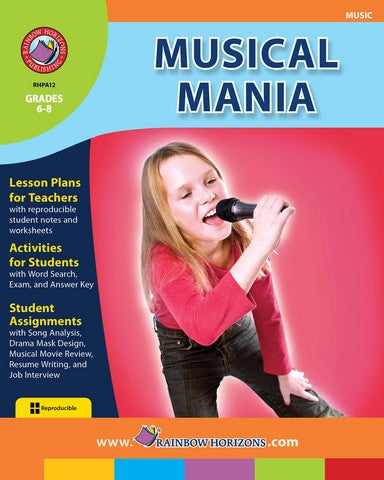 Rainbow Horizons A12 Musical Mania - Grade 6 to 8 | Rose Chloe