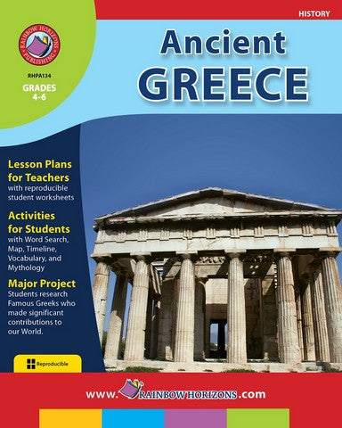 Rainbow Horizons A134 Ancient Greece - Grade 4 to 6 | Rose Chloe