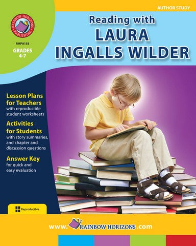 Rainbow Horizons A158 Reading with Laura Ingalls Wilder - Author Study | Rose Chloe