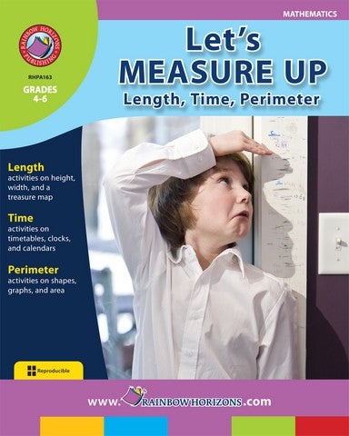 Rainbow Horizons A163 Lets Measure up Length, Time, Perimeter | Rose Chloe