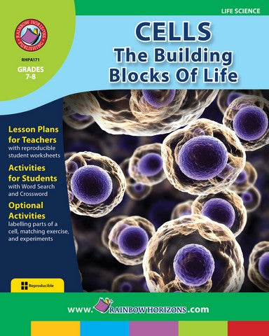 Rainbow Horizons A171 The Building Blocks of Life Cells - Grade 7 to 8 | Rose Chloe