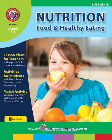 Rainbow Horizons A211 Food & Healthy Eating Nutrition - Grade 4 to 6 | Rose Chloe