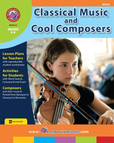 Rainbow Horizons A215 Classical Music & Cool Composers - Grade 6 to 8 | Rose Chloe