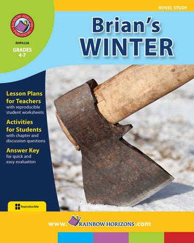 Rainbow Horizons A226 Brians Winter - Novel Study - Grade 4 to 7 | Rose Chloe