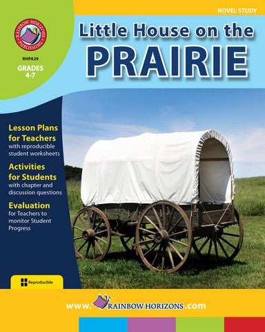 Rainbow Horizons A29 Little House on the Prairie - Novel Study - Grade | Rose Chloe