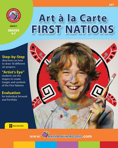 Rainbow Horizons A77 First Nations Art A La Carte - Grade 4 to 7 | Rose Chloe